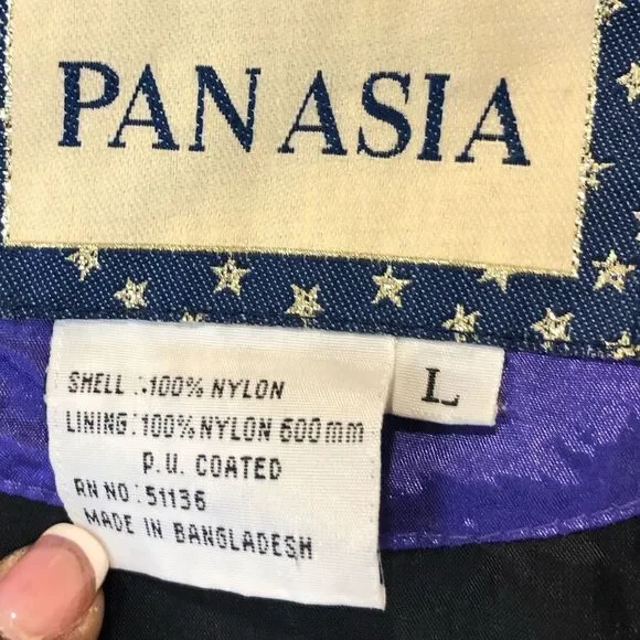 Pan Asia vintage windbreaker multi color - Picture 10 of 11